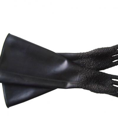 Găng tay phun cát phun bi